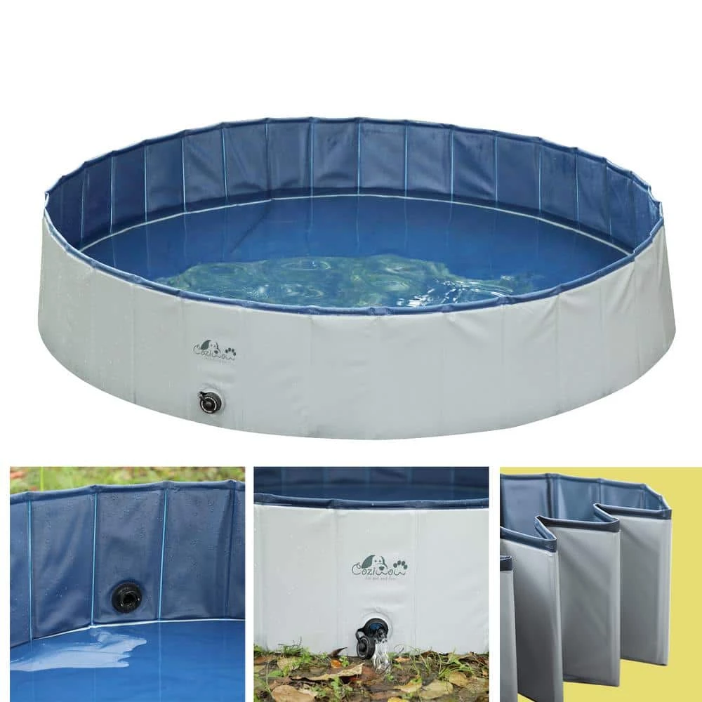 PVC Foldable Large Dog Pool Bath Pet Shower Tub by COZIWOW 5 PVC Foldable Large Dog Pool Bath Pet Shower Tub by COZIWOW - Image 5