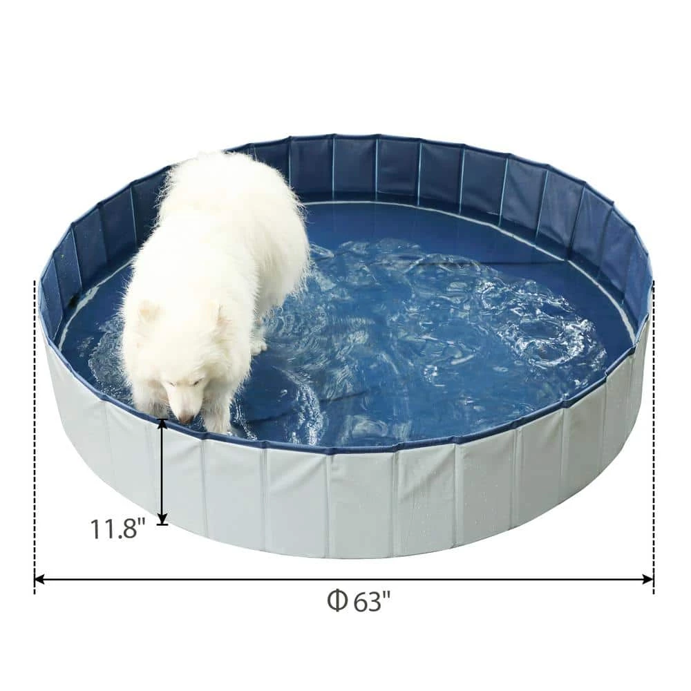 PVC Foldable Large Dog Pool Bath Pet Shower Tub by COZIWOW 6 PVC Foldable Large Dog Pool Bath Pet Shower Tub by COZIWOW - Image 6