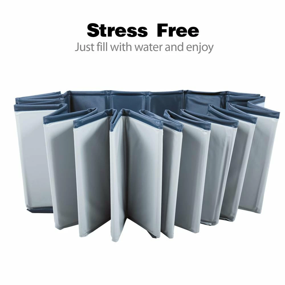 PVC Foldable Large Dog Pool Bath Pet Shower Tub by COZIWOW 4 PVC Foldable Large Dog Pool Bath Pet Shower Tub by COZIWOW - Image 4