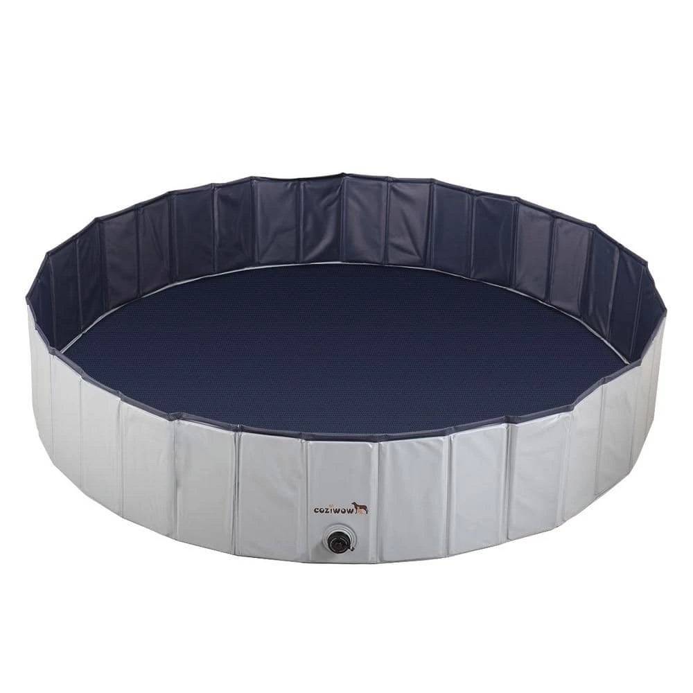 PVC Foldable Large Dog Pool Bath Pet Shower Tub by COZIWOW 1 PVC Foldable Large Dog Pool Bath Pet Shower Tub by COZIWOW