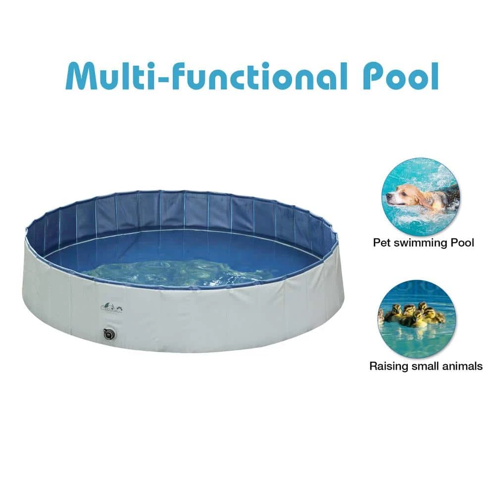PVC Foldable Large Dog Pool Bath Pet Shower Tub by COZIWOW 8 PVC Foldable Large Dog Pool Bath Pet Shower Tub by COZIWOW - Image 8