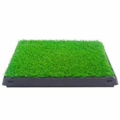 25 in. x 20 in. Puppy Pet Potty Training Pee Pad Mat Tray Artificial Grass by COZIWOW 12 25 in. x 20 in. Puppy Pet Potty Training Pee Pad Mat Tray Artificial Grass by COZIWOW -Cheap Bird & Wildlife Supplies Store coziwow waste disposal systems cw12s0049 1f 1000
