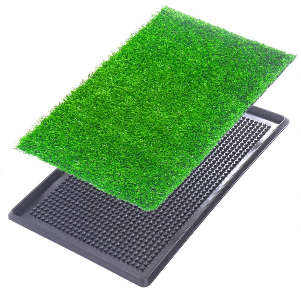 25 in. x 20 in. Puppy Pet Potty Training Pee Pad Mat Tray Artificial Grass by COZIWOW 7 25 in. x 20 in. Puppy Pet Potty Training Pee Pad Mat Tray Artificial Grass by COZIWOW - Image 7