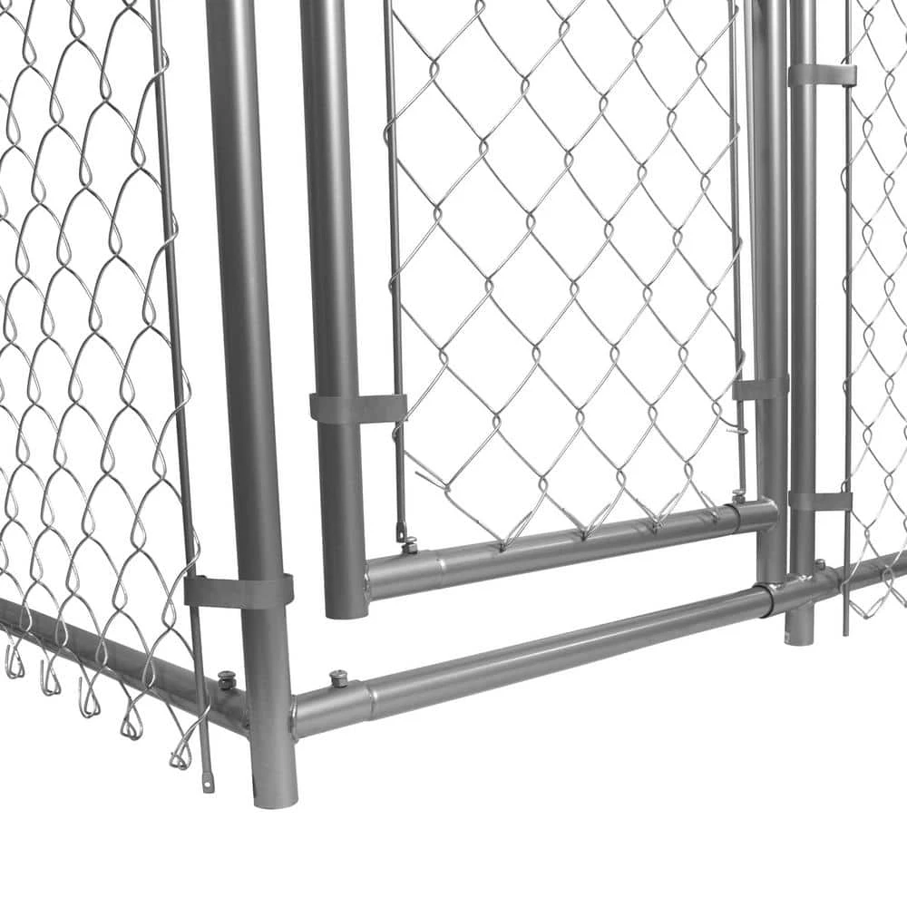 6 ft. x 10 ft. x 6 ft. Chain Link Kennel by PRIVATE BRAND UNBRANDED 3 6 ft. x 10 ft. x 6 ft. Chain Link Kennel by PRIVATE BRAND UNBRANDED - Image 3