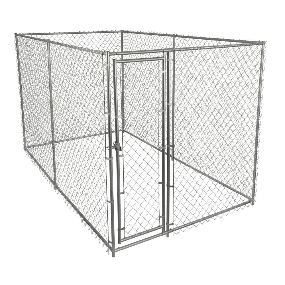 6 ft. x 10 ft. x 6 ft. Chain Link Kennel by PRIVATE BRAND UNBRANDED 1 6 ft. x 10 ft. x 6 ft. Chain Link Kennel by PRIVATE BRAND UNBRANDED