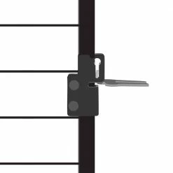 4 ft. x 4 ft. x 6 ft. and 4 ft. x 8 ft. x 6 ft. Replacement Black Metal Gate Latch for Premium Welded Wire Kennel by Unbranded -Cheap Bird & Wildlife Supplies Store dog kennels 308605 latch r 76 1000