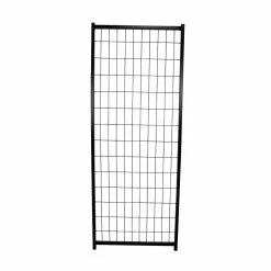 4 ft. x 4 ft. x 6 ft. and 4 ft. x 8 ft. x 6 ft. Replacement Black Metal Panel for Premium Welded Wire Kennel by Unbranded