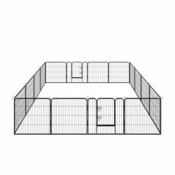 Coverage Area 0.002-Acre Wireless 16-Panels Large outdoor Iron Puppy Dog Fence Pet Dog Playpen by Tatayosi -Cheap Bird & Wildlife Supplies Store dog pens gates j y w24138332 c3 1000