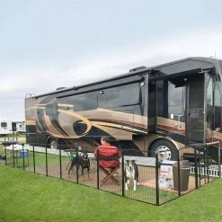 24 in. H Bold Metal Foldable Heavy-Duty Pet Playpen with Door, Indoor/Outdoor Portable Kennel (8-Panels) by BOWHAUS -Cheap Bird & Wildlife Supplies Store dog pens gates phhd bh3224hd1 44 1000