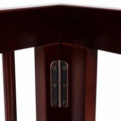 28 in. to 80 in. Wood Gate Adjustable Folding Free Standing 3 Panel Wood Pet Dog Slide Gate Safety Fence Playpen by WELLFOR -Cheap Bird & Wildlife Supplies Store dog pens gates ps hwy 6474 fa 1000