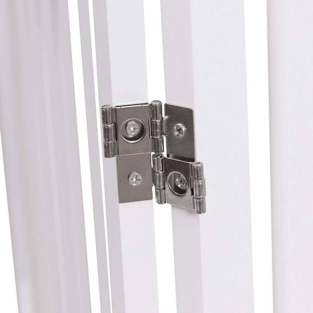 35 in. H Configurable Folding Freestanding 4 Panel Wood Dog Fence Pet Gate Step Over Safety Fence Playpen by WELLFOR 4 35 in. H Configurable Folding Freestanding 4 Panel Wood Dog Fence Pet Gate Step Over Safety Fence Playpen by WELLFOR - Image 4