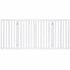 35 in. H Configurable Folding Freestanding 4 Panel Wood Dog Fence Pet Gate Step Over Safety Fence Playpen by WELLFOR 13 35 in. H Configurable Folding Freestanding 4 Panel Wood Dog Fence Pet Gate Step Over Safety Fence Playpen by WELLFOR -Cheap Bird & Wildlife Supplies Store dog pens gates ps hwy 7169wh fa 1000
