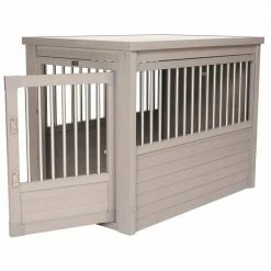 Dog Crate - Grey Large by ecoFLEX -Cheap Bird & Wildlife Supplies Store ecoflex beds cages ehhc405l 4f 1000