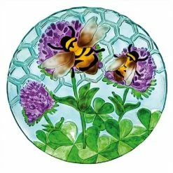 Busy Bee Days 18 in. Birdbath by Evergreen