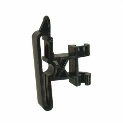 3/8 in. Round Post Clip-On 2 in. Tape Insulator - Black by Field Guardian