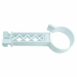 White Pipe Clamp Insulator by Field Guardian
