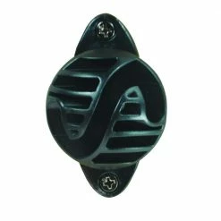 Wood Post - Polyrope Nail-On Insulator - Black by Field Guardian