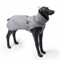 Large Cool Gray Color New Style Dog Winter Jacket with Waterproof Warm Polyester Filling Fabri by Foobrues -Cheap Bird & Wildlife Supplies Store foobrues apparel accessories l a10010096 4f 1000
