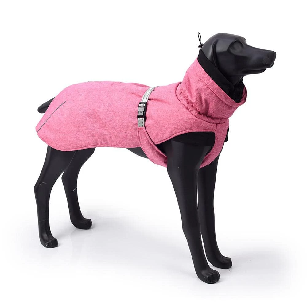 Pet Dog Winter Jacket with Waterproof Warm Polyester Filling Fabric in Pink Medium by Foobrues 5 Pet Dog Winter Jacket with Waterproof Warm Polyester Filling Fabric in Pink Medium by Foobrues - Image 5