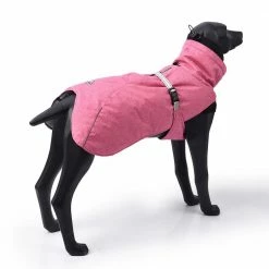 Pet Dog Winter Jacket with Waterproof Warm Polyester Filling Fabric Pink in Small Size by Foobrues -Cheap Bird & Wildlife Supplies Store foobrues apparel accessories l a23167369 4f 1000
