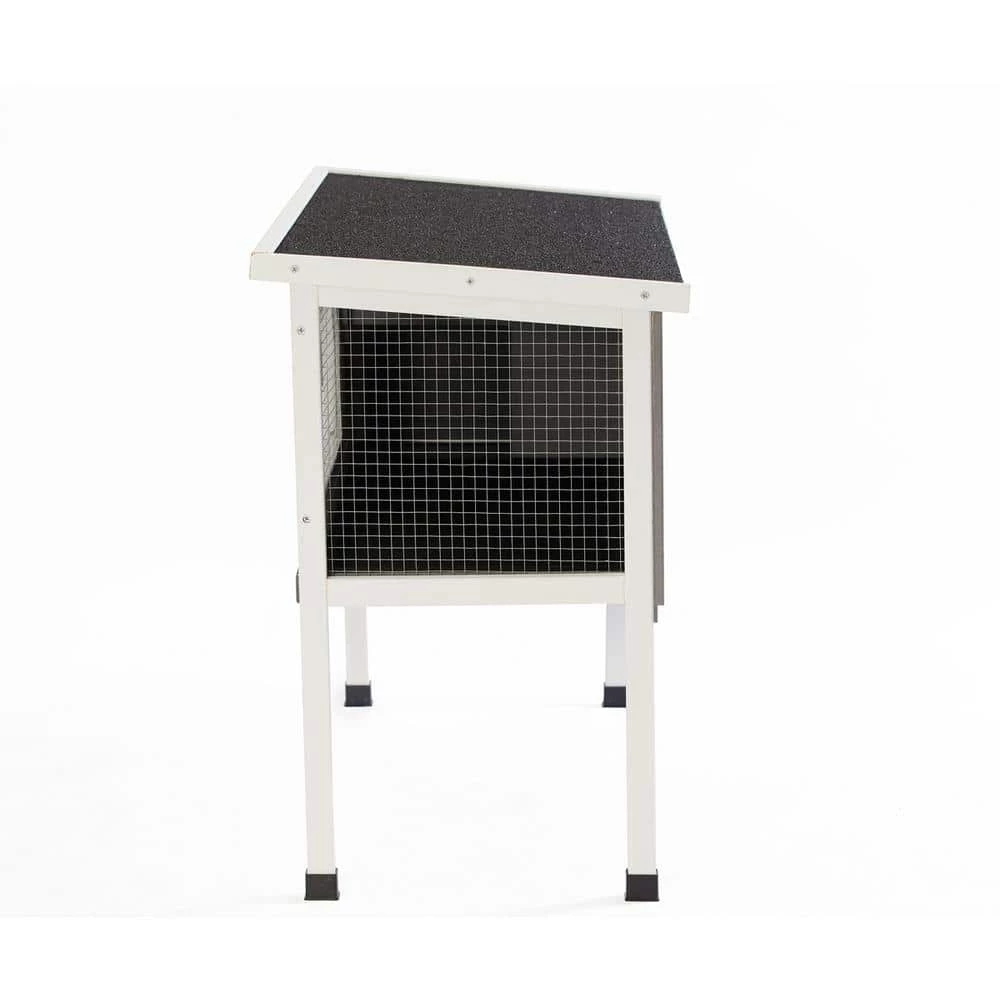 Wooden Small rabbit hutches Cement Grey Color by Foobrues 4 Wooden Small rabbit hutches Cement Grey Color by Foobrues - Image 4