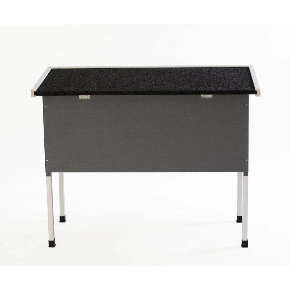 Wooden Small rabbit hutches Cement Grey Color by Foobrues 2 Wooden Small rabbit hutches Cement Grey Color by Foobrues - Image 2