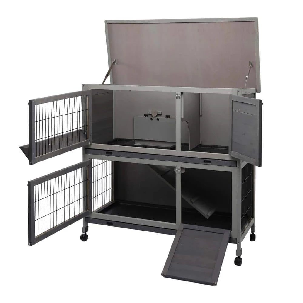 Outdoor Rabbit Cage with Pull Out Trays by Foobrues 3 Outdoor Rabbit Cage with Pull Out Trays by Foobrues - Image 3