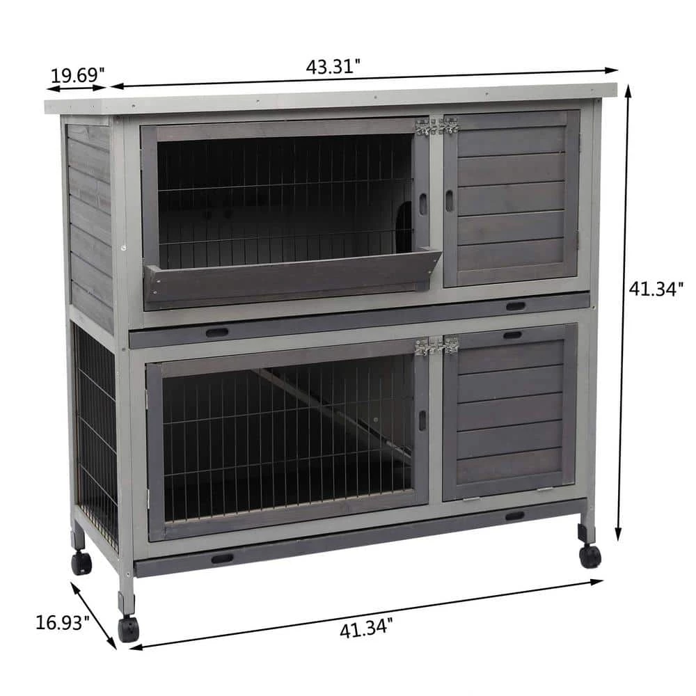 Outdoor Rabbit Cage with Pull Out Trays by Foobrues 9 Outdoor Rabbit Cage with Pull Out Trays by Foobrues - Image 9