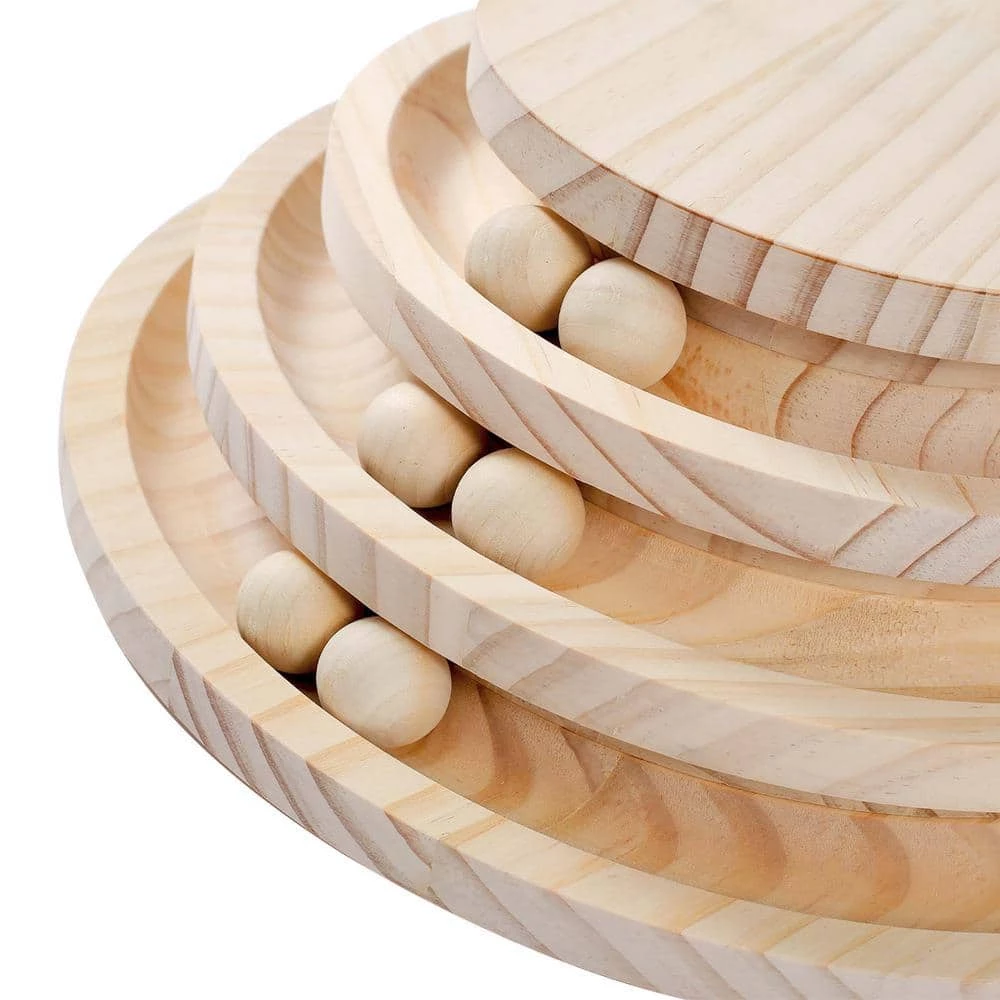 3-Layer Wooden Cat Turntable Toys by Foobrues 7 3-Layer Wooden Cat Turntable Toys by Foobrues - Image 7