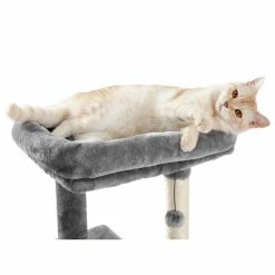 Gray Cat Tree Multi-Level Cat Tower with Sisal Covered Scratching Posts, Spacious Condo, Cozy Hammock and Plush Perch by Foobrues 12 Gray Cat Tree Multi-Level Cat Tower with Sisal Covered Scratching Posts, Spacious Condo, Cozy Hammock and Plush Perch by Foobrues -Cheap Bird & Wildlife Supplies Store foobrues cat trees scratch posts l w79633960 1f 1000