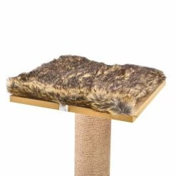 48.90 in. H Pet Cat Scratching Posts and Trees Cat Bed Activity Center with Removable Washable Mats in Camel by Foobrues -Cheap Bird & Wildlife Supplies Store foobrues cat trees scratch posts lnn p23168328 76 1000