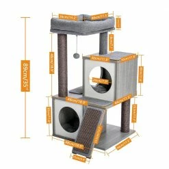 Gray Pet Cat Scratching Posts and Trees Cat Houses by Foobrues 13 Gray Pet Cat Scratching Posts and Trees Cat Houses by Foobrues -Cheap Bird & Wildlife Supplies Store foobrues cat trees scratch posts psl 23170284 44 1000