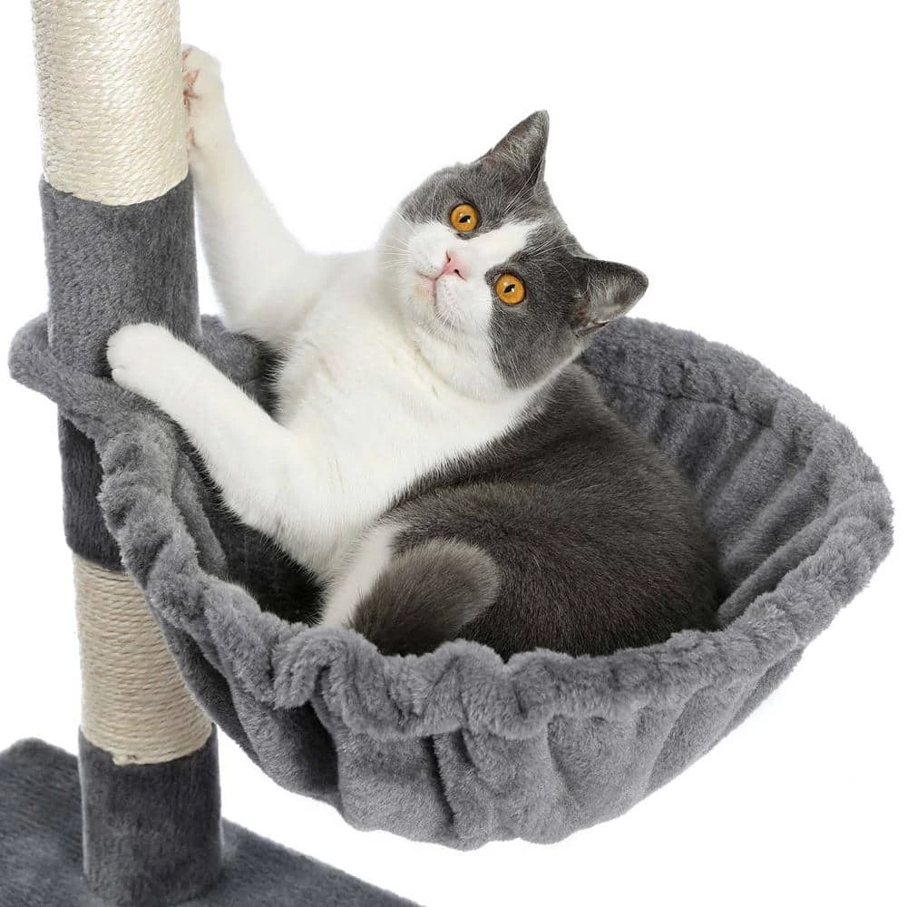 Large Condo Cat Tree Whirligig Toy Hammock Scratching Board by Foobrues 4 Large Condo Cat Tree Whirligig Toy Hammock Scratching Board by Foobrues - Image 4