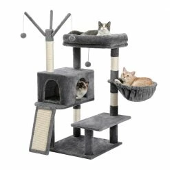 Large Condo Cat Tree Whirligig Toy Hammock Scratching Board by Foobrues 8 Large Condo Cat Tree Whirligig Toy Hammock Scratching Board by Foobrues -Cheap Bird & Wildlife Supplies Store foobrues cat trees scratch posts psl 23170888 4f 1000