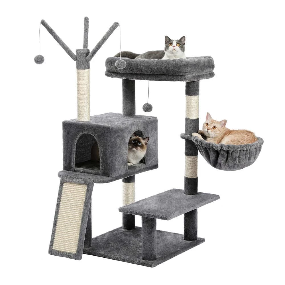 Large Condo Cat Tree Whirligig Toy Hammock Scratching Board by Foobrues 3 Large Condo Cat Tree Whirligig Toy Hammock Scratching Board by Foobrues - Image 3