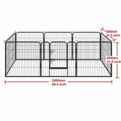0.00047-Acre Wireless High-Quality 8-Panels Large Indoor Metal Puppy Dog Run Fence/Iron Pet Dog Playpen Dog Pens by Foobrues 18 0.00047-Acre Wireless High-Quality 8-Panels Large Indoor Metal Puppy Dog Run Fence/Iron Pet Dog Playpen Dog Pens by Foobrues -Cheap Bird & Wildlife Supplies Store foobrues dog pens gates mjx 23171038 76 1000
