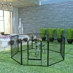 0.00047-Acre Wireless High-Quality 8-Panels Large Indoor Metal Puppy Dog Run Fence/Iron Pet Dog Playpen Dog Pens by Foobrues 13 0.00047-Acre Wireless High-Quality 8-Panels Large Indoor Metal Puppy Dog Run Fence/Iron Pet Dog Playpen Dog Pens by Foobrues -Cheap Bird & Wildlife Supplies Store foobrues dog pens gates mjx 23171038 c3 1000