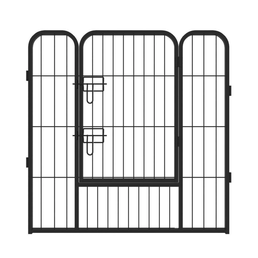 0.00047-Acre Wireless High-Quality 8-Panels Large Indoor Metal Puppy Dog Run Fence/Iron Pet Dog Playpen Dog Pens by Foobrues 10 0.00047-Acre Wireless High-Quality 8-Panels Large Indoor Metal Puppy Dog Run Fence/Iron Pet Dog Playpen Dog Pens by Foobrues - Image 10