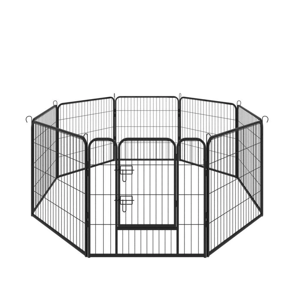 0.00047-Acre Wireless High-Quality 8-Panels Large Indoor Metal Puppy Dog Run Fence/Iron Pet Dog Playpen Dog Pens by Foobrues 8 0.00047-Acre Wireless High-Quality 8-Panels Large Indoor Metal Puppy Dog Run Fence/Iron Pet Dog Playpen Dog Pens by Foobrues - Image 8