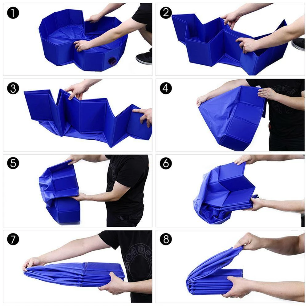 Medium PVC Portable Outdoor Pet Bath Swimming Pool by Foobrues 8 Medium PVC Portable Outdoor Pet Bath Swimming Pool by Foobrues - Image 8