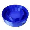 Summer Pet Dog Swimming Pool Bathing Tub for Puppy Washing Portable PVC Outdoor Durable for Large Dog in Blue by Foobrues