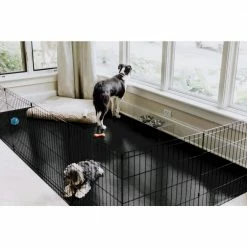 Midnight Black 5 ft. x 10 ft. Ceramic Pet Floor Protector by G-Floor -Cheap Bird & Wildlife Supplies Store g floor beds cages kl50ct510mb fa 1000