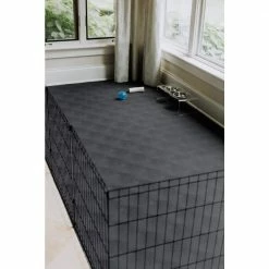 Slate Grey 5 ft. x 10 ft. Levant Pet Floor Protector by G-Floor 11 Slate Grey 5 ft. x 10 ft. Levant Pet Floor Protector by G-Floor -Cheap Bird & Wildlife Supplies Store g floor beds cages kl55lv510sg 4f 1000