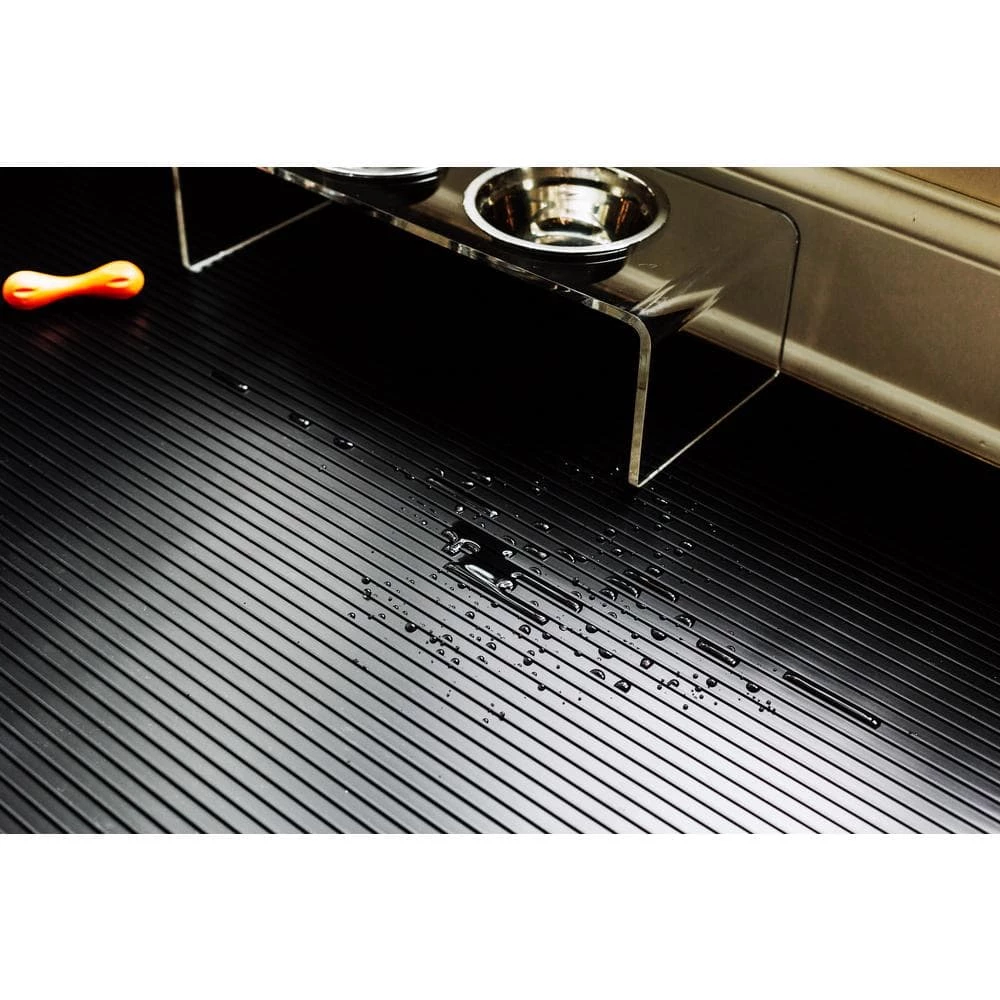Midnight Black 5 ft. x 10 ft. Ribbed Pet Floor Protector by G-Floor 7 Midnight Black 5 ft. x 10 ft. Ribbed Pet Floor Protector by G-Floor - Image 7