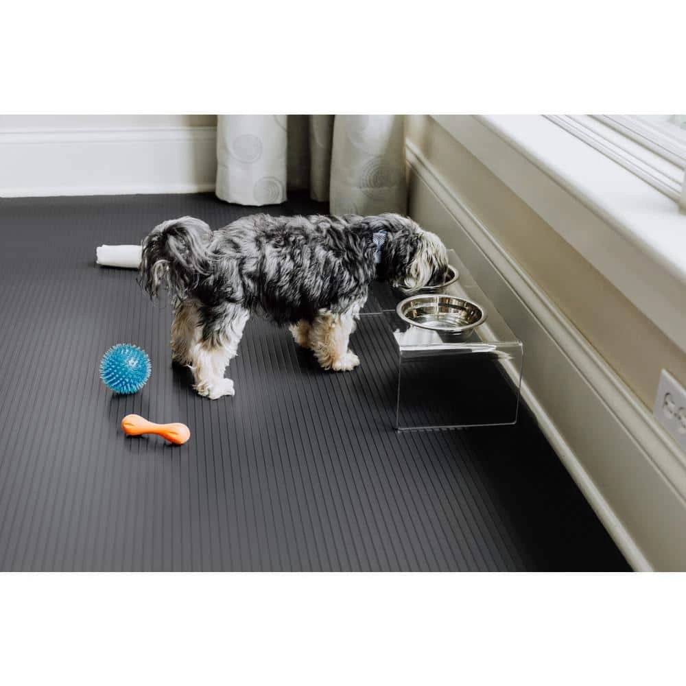 Slate Grey 5 ft. x 10 ft. Ribbed Pet Floor Protector by G-Floor 5 Slate Grey 5 ft. x 10 ft. Ribbed Pet Floor Protector by G-Floor - Image 5