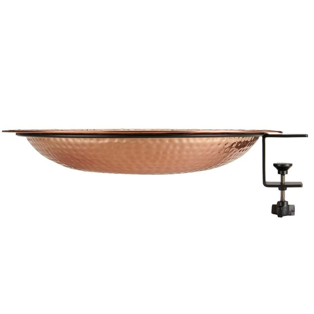 18 in. Pure Copper Deck Mount Birdbath by Good Directions 4 18 in. Pure Copper Deck Mount Birdbath by Good Directions - Image 4