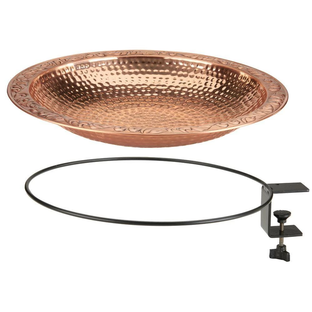 18 in. Pure Copper Deck Mount Birdbath by Good Directions 3 18 in. Pure Copper Deck Mount Birdbath by Good Directions - Image 3