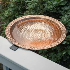 18 in. Pure Copper Deck Mount Birdbath by Good Directions 14 18 in. Pure Copper Deck Mount Birdbath by Good Directions -Cheap Bird & Wildlife Supplies Store good directions bird bath fountains bbd18 fa 1000