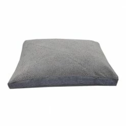 Sherpa Checkered Gusset Gray Bed by Unbranded