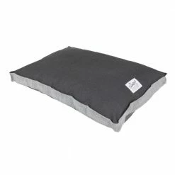 Medium Denim 36 in. x 27 in. Pet Bed Gray by Happy Tails